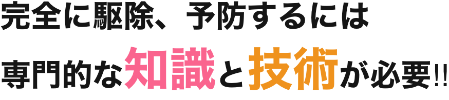完全駆除
